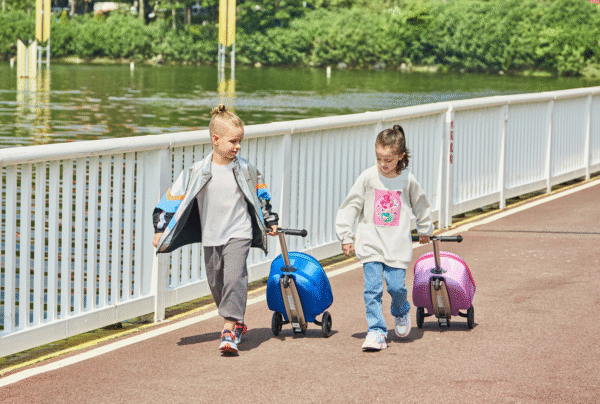 JetRoller Mini Kids’ Ride-On Luggage Scooter with LED Wheels At Goblize - Image 6