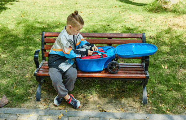 JetRoller Mini Kids’ Ride-On Luggage Scooter with LED Wheels At Goblize - Image 5