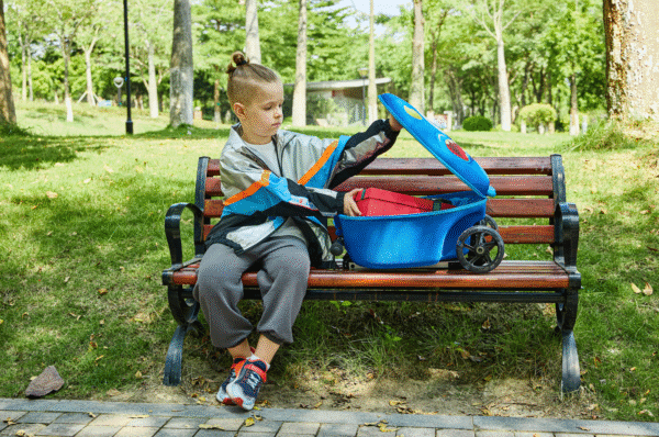 JetRoller Mini Kids’ Ride-On Luggage Scooter with LED Wheels At Goblize - Image 10