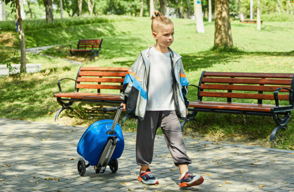 JetRoller Mini Kids’ Ride-On Luggage Scooter with LED Wheels At Goblize - Image 8
